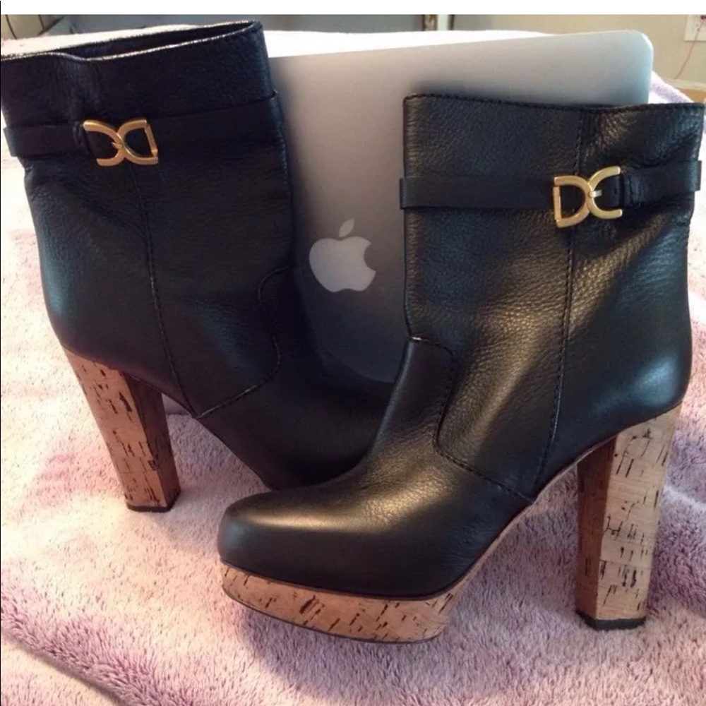 Black Chloe booties 39.5 (US 9.5)